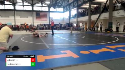 138-148 lbs Round 2 - Jack Donovan, Meridian Hawks Youth Wrestling vs Jaxton Carroll, Vandalia Jr WC