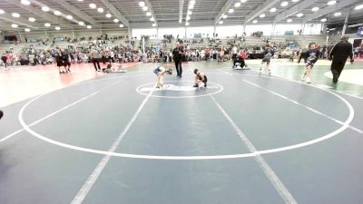 60 lbs Rr Rnd 3 - Colt Bissett, Quest School Of Wrestling Elem vs Calvin Babcock, Illinois Orange & Blue