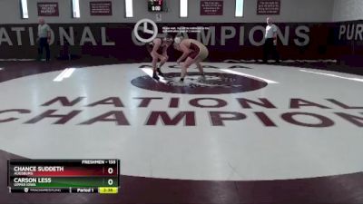 133 lbs Semifinal - Chance Suddeth, Augsburg vs Carson Less, Upper Iowa