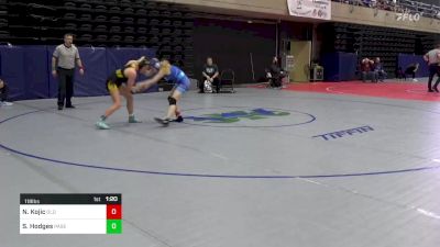 118 lbs Quarterfinal - Nuria Kojic, Old Bridge, NJ vs Sophia Hodges, Pasedena, MD