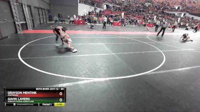 85 lbs Cons. Round 5 - Gavin Lamers, Wrightstown Wrestling vs Grayson Mentink, Oostburg