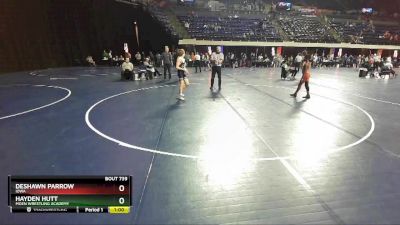 110 lbs Cons. Round 3 - Deshawn Parrow, Iowa vs Hayden Hutt, Moen Wrestling Academy