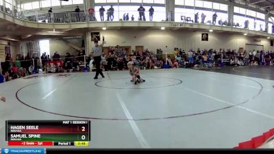 35 lbs Semifinal - Hagen Seele, Indiana vs Samuel Spine, Indiana