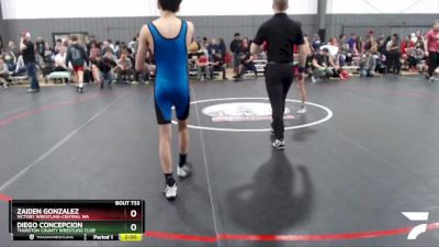 100-106 lbs Semifinal - Zaiden Gonzalez, Victory Wrestling-Central WA vs Diego Concepcion, Thurston County Wrestling Club