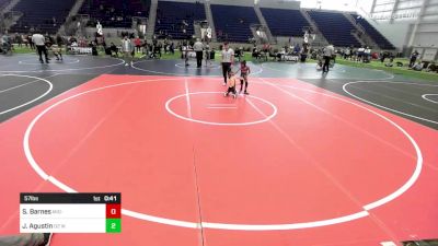 57 lbs 3rd Place - Sawyer Barnes, Mid-Valley Wolves WC vs Jordan Agustin, O2 Wrestling