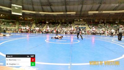 88 lbs Round Of 32 - Davien Martinez, Pomona Elite vs Will Hughes, Roundtree Wrestling Academy