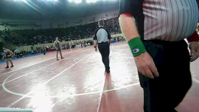 200 lbs Consi Of 64 #2 - BRIGGS COOK, Weatherford vs Lane Jiles, Glenpool Youth Wrestling