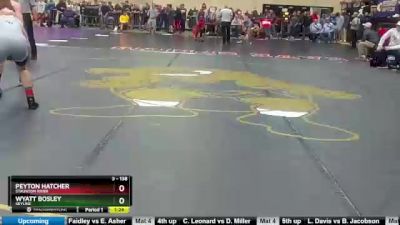 3 - 138 lbs Quarterfinal - Peyton Hatcher, Staunton River vs Wyatt Bosley, Skyline