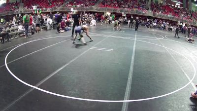 95 lbs Cons. Round 3 - Rowan Bowman, Little Cougars vs Abbigayle York, Beatrice Wrestling Club