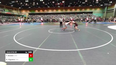 132 lbs Consi Of 64 #2 - Tyce Bowen, Los Gatos vs Anthony Higuera, Canyon View