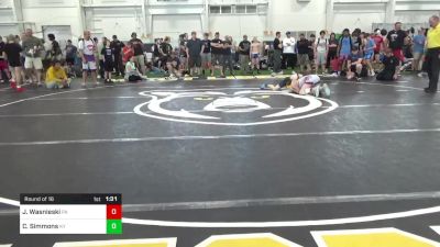 114-S Mats 1-5 3:00pm lbs Round Of 16 - Joshua Wasnieski, PA vs Case Simmons, KY