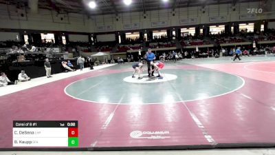 120 lbs Consi Of 8 #1 - Charlie DeSena, Lake Highland Prep vs Brady Kaupp, Green Farms Academy