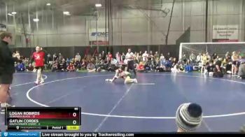 85 lbs Quarterfinals (8 Team) - Logan Robirds, Nebraska Black vs Gatlin Cordes, South Dakota Storm
