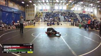 285 lbs Quarterfinals (8 Team) - Devin Williams, Hernando vs Leonard Christian, Palm Bay