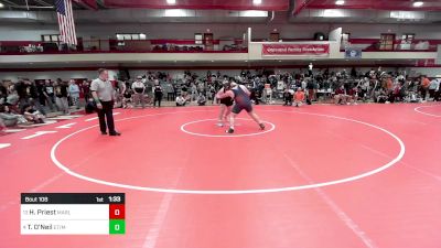 285 lbs Round Of 16 - Howie Priest, Marlborough vs Trevor O'Neil, Essex Tech/Masco Co-Op