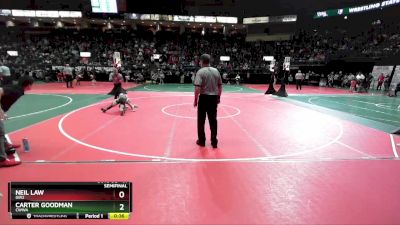 61 lbs Semifinal - Carter Goodman, CWWA vs Neil Law, GIR2