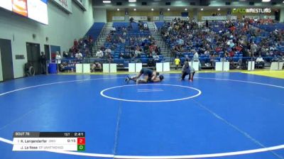 157 lbs Round of 16 - Kyle Langenderfer, University Of Illinois vs Joe La Rosa, Cal Poly Unattached