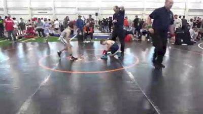 75 lbs Round 2 - Colson Santi, 84 Athletes vs Nikolaus Schaller, Grindhouse Wrestling Club