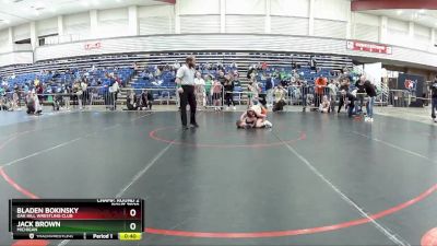 59 lbs Champ. Round 2 - Bladen Bokinsky, Oak Hill Wrestling Club vs Jack Brown, Michigan