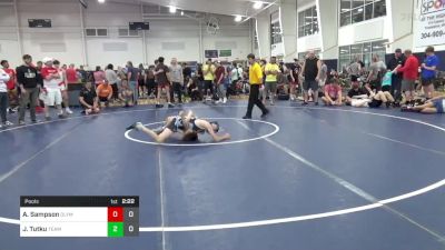 96 lbs Pools - Alexander Sampson, Olympia National vs Jon Tutku, Team Gotcha