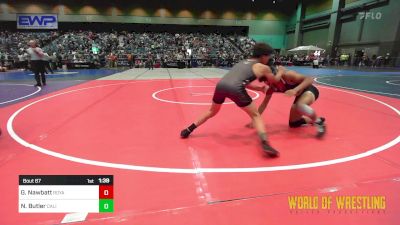 126 lbs Round Of 16 - Gyan Nawbatt, Royalty Wrestling Club vs Noah Butler, California Grapplers