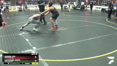 130 lbs Cons. Round 4 - Nathaniel Davis, Hartland WC vs Auggie Cox, Downriver WC