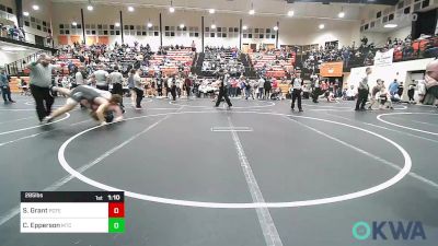 285 lbs Semifinal - Solomon Grant, Poteau Youth Wrestling Academy vs Colton Epperson, Miami Takedown Club