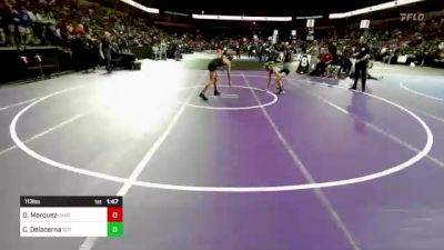 113 lbs Round Of 64 - Dominic Marquez, Paso Robles (CS) vs Carter Delacerna, Sutter (SJ)