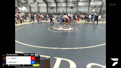 220 lbs 3rd Place Match - Jayden Tadeo-Gosal, CA vs Johnathan Gressett, WA