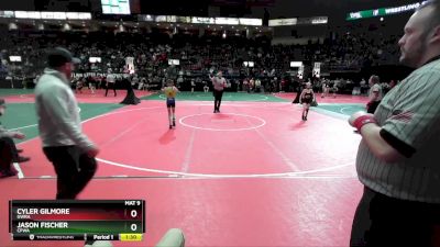 68 lbs Semifinal - Cyler Gilmore, GWRA vs Jason Fischer, CPWA