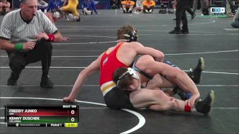 141 lbs Cons. Round 4 - Kenny Duschek, Columbia vs Freddy Junko, VMI