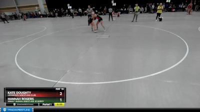 125 lbs Cons. Round 6 - Kate Doughty, Lockdown Wrestling Club vs Hannah Rogers, Sebolt Women Wrestling Academy