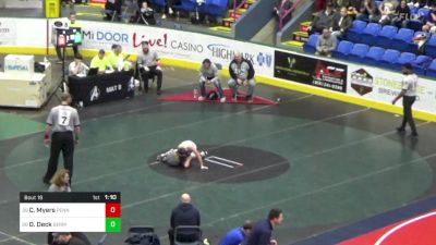 82 lbs Round Of 64 - Cayden Myers, Penns Valley vs Dylan Deck, Germantown Academy