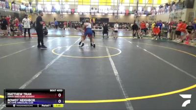 120 lbs Semifinal - Matthew Tran, Ubasa Wrestling Academy vs Rowdy Neighbor, Big Game Wrestling Club