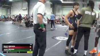 132 lbs Round 1 (3 Team) - Riley Brewer, Storm B vs Kade Brown, Level Up B