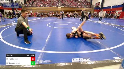 80 lbs Round Of 16 - Ryder Hobbs, Salina Wrestling Club vs Bodie Swords, Cowboy Wrestling