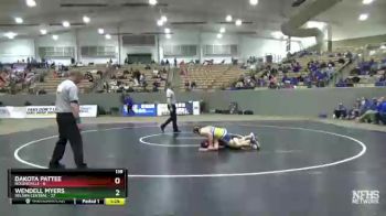 138 lbs 2nd Wrestleback (8 Team) - Dakota Pattee, Nolensville vs Wendell Myers, Wilson Central