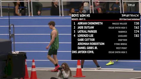 High School Boys' 60m, Prelims 22