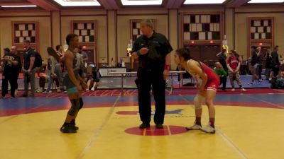 50 kg Rr Rnd 1 - Nyla Valencia, California vs Olivia Chandler, Virginia