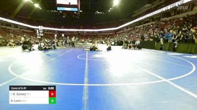 138 lbs Consi Of 8 #1 - Sergio Gomez, St John Bosco vs Sonny Lora, South