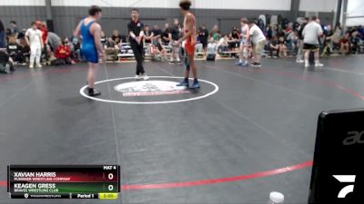 160 lbs Cons. Round 3 - Xavian Harris, Punisher Wrestling Company vs Keagen Gress, Braves Wrestling Club