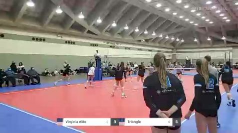 Virginia elite vs Triangle - 2022 JVA Charm City Challenge presented by Nike