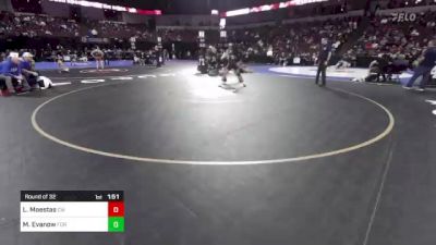 120 lbs Round Of 32 - Leo Maestas, Clovis West (CS) vs Mason Evanow, Fortuna (NC)