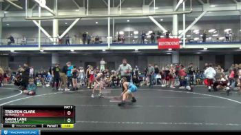 92 lbs Round 6 (8 Team) - Trenton Clark, MD Maniacs vs Gavin Lane, Doughboys