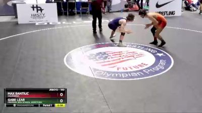 160 lbs Cons. Round 1 - Max Bantiuc, California vs Gabe Lear, Freedom High School Wrestling