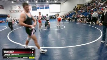 215 lbs 1st Place Match - Noah Sides, Natrona County vs Jaxson Viergets, Thunder Basin