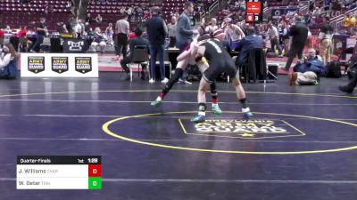 114 lbs Quarterfinal - Jorden Williams, Chartiers-Houston vs Will Detar, Trinity (3)