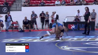 155 lbs Cons 8 #2 - Jahlia Miguel, 4mgwrestling vs Katherine Stewart, RPA Wrestling