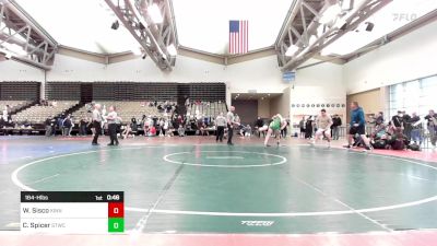 184-H lbs Consi Of 16 #2 - Wyatt Sisco, Kinnelon Colt vs Calvin Spicer, Shore Thing WC