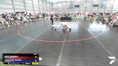 160 lbs Placement Matches (16 Team) - Jack Sherrell, Team Nebraska vs Christian Acosta, California